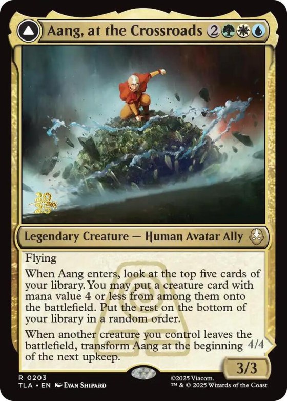 Aang, at the Crossroads - Foil Aang At The Crossroads