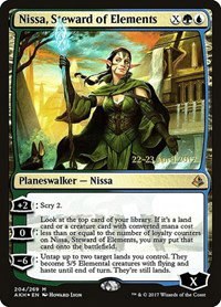 Nissa, Steward of Elements - Foil Nissa Steward Of Elements