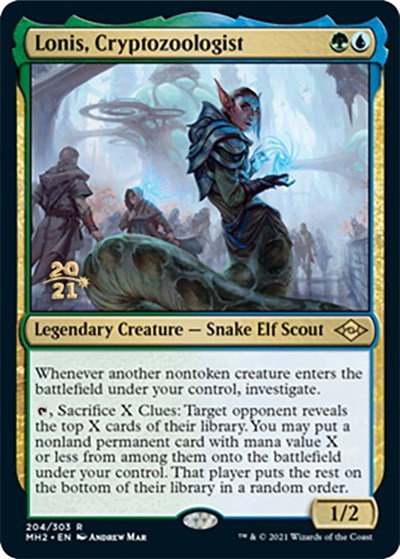 Lonis, Cryptozoologist - Foil Lonis Cryptozoologist