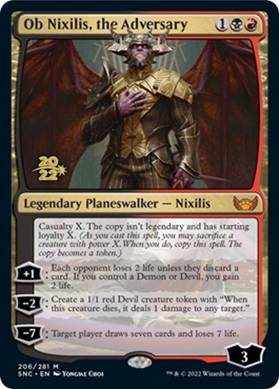 Ob Nixilis, the Adversary - Foil Ob Nixilis The Adversary