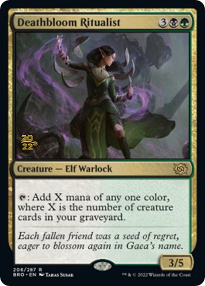 Deathbloom Ritualist - Foil Deathbloom Ritualist