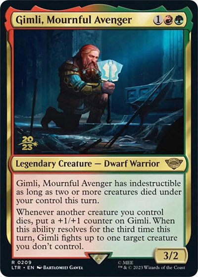 Gimli, Mournful Avenger - Foil Gimli Mournful Avenger