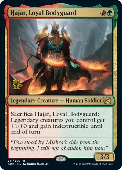 Hajar, Loyal Bodyguard - Foil Hajar Loyal Bodyguard