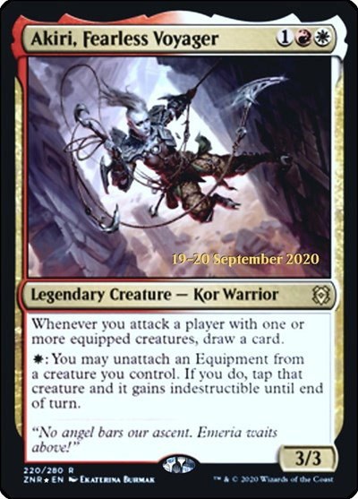 Akiri, Fearless Voyager - Foil Akiri Fearless Voyager