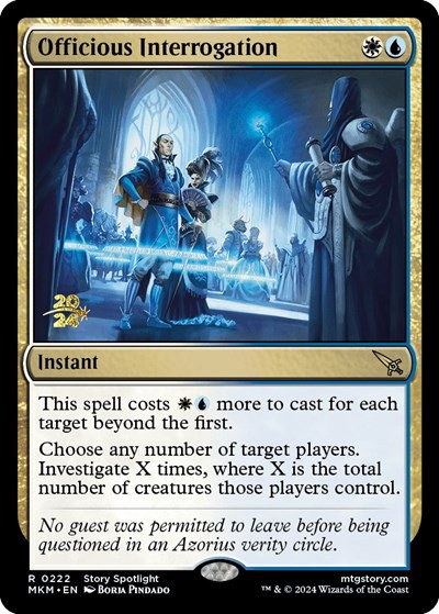 Officious Interrogation - Foil Officious Interrogation