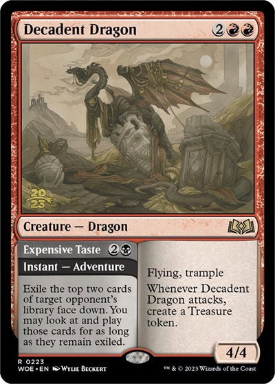 Decadent Dragon - Foil Decadent Dragon