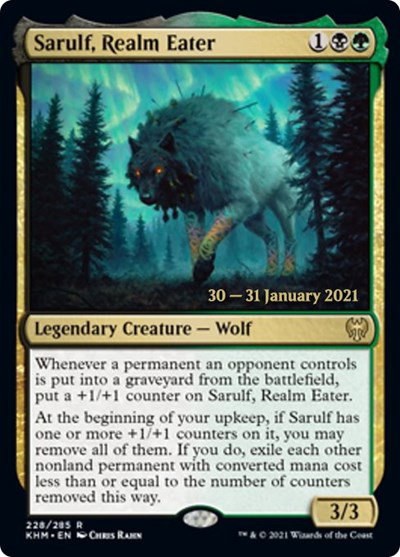 Sarulf, Realm Eater - Foil Sarulf Realm Eater