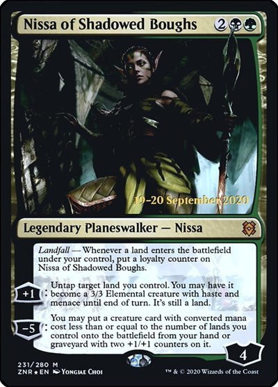 Nissa of Shadowed Boughs - Foil Nissa Of Shadowed Boughs