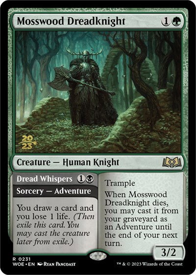Mosswood Dreadknight - Foil Mosswood Dreadknight