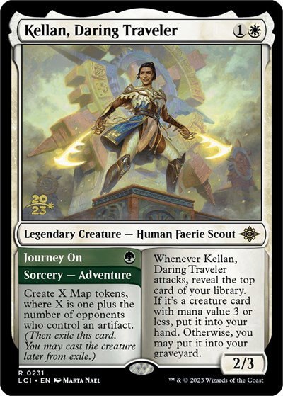 Kellan, Daring Traveler - Foil Kellan Daring Traveler