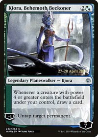 Kiora, Behemoth Beckoner - Foil Kiora Behemoth Beckoner