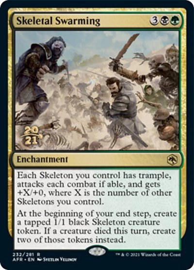 Skeletal Swarming - Foil Skeletal Swarming