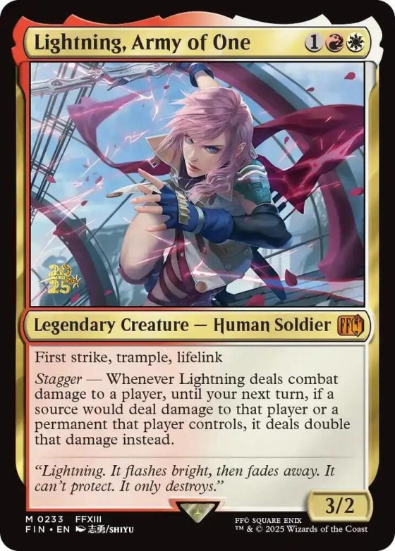 Lightning, Army of One - Foil Lightning Army Of One