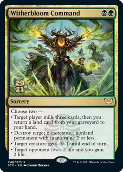 Witherbloom Command - Foil Witherbloom Command