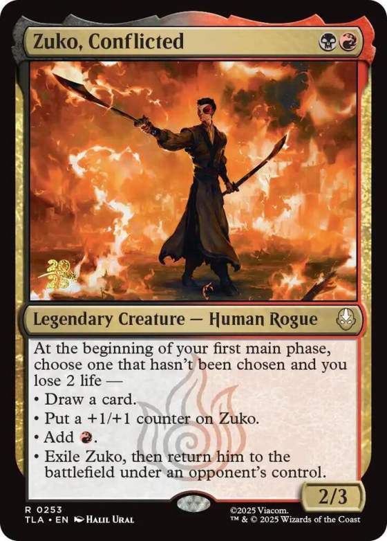 Zuko, Conflicted - Foil Zuko Conflicted
