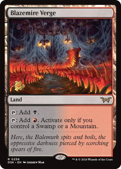 Blazemire Verge - Foil Blazemire Verge