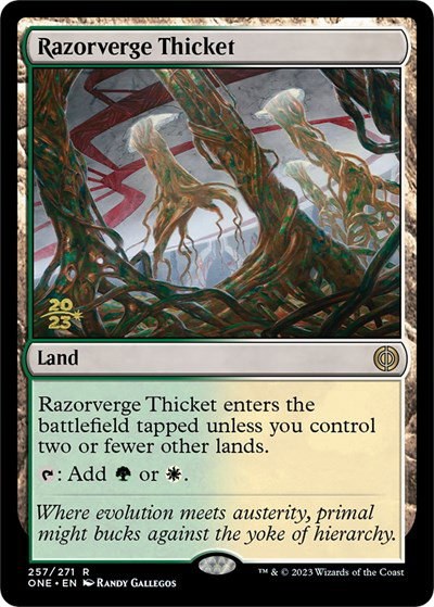 Razorverge Thicket - Foil Razorverge Thicket