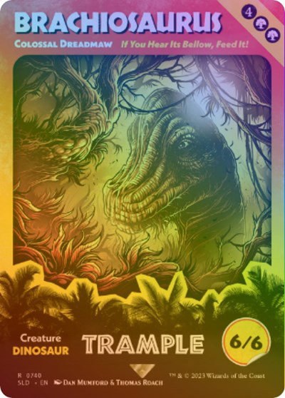 Brachiosaurus - Colossal Dreadmaw - Rainbow Foil