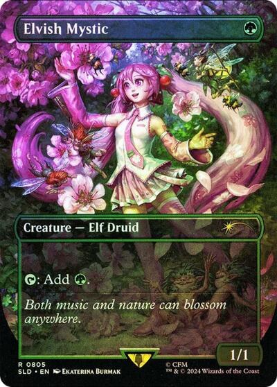 Elvish Mystic - Rainbow Foil