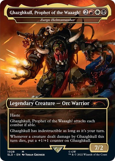 Ghazghkull, Prophet of the Waaagh! - Zurgo Helmsmasher