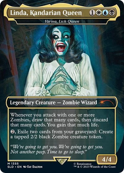 Linda, Kandarian Queen - Varina, Lich Queen - Foil
