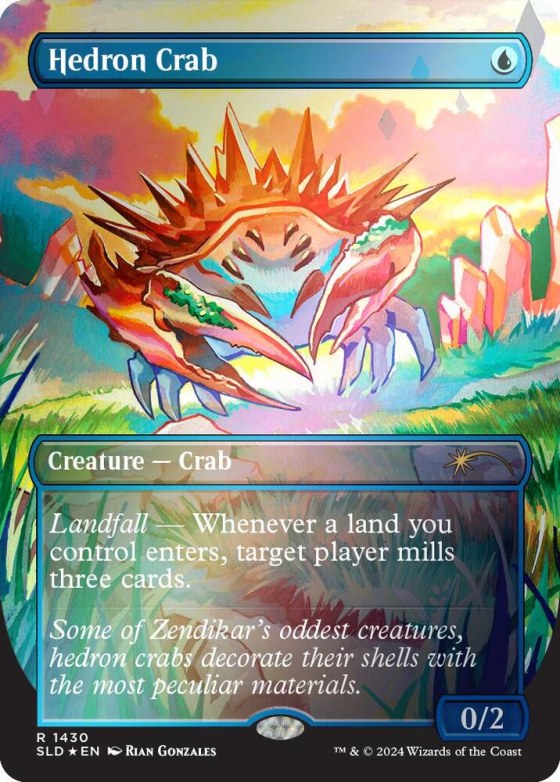Hedron Crab - Rainbow Foil