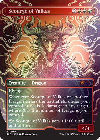 Scourge of Valkas - Rainbow Foil