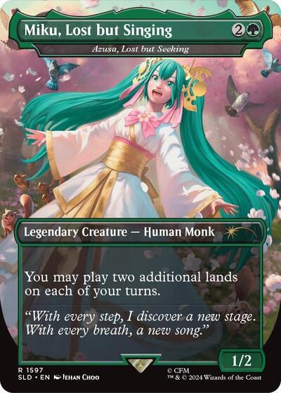 Miku, Lost but Singing - Azusa, Lost but Seeking - Rainbow Foil