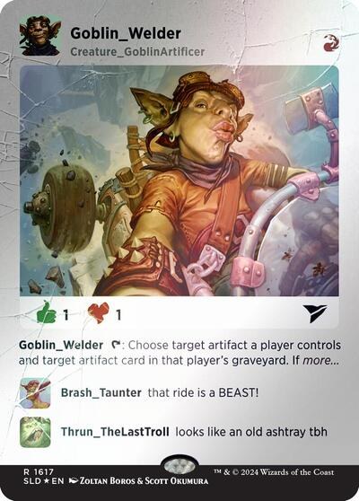 Goblin Welder - Rainbow Foil
