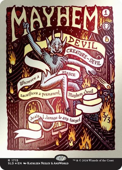 Mayhem Devil - Rainbow Foil