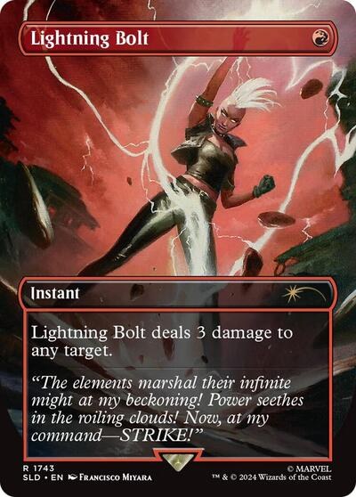 Lightning Bolt - Rainbow Foil