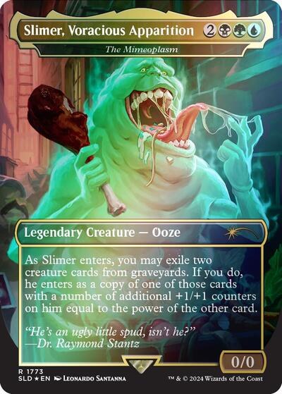 Slimer, Voracious Apparition - The Mimeoplasm - Rainbow Foil
