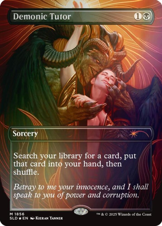Demonic Tutor - Rainbow Foil