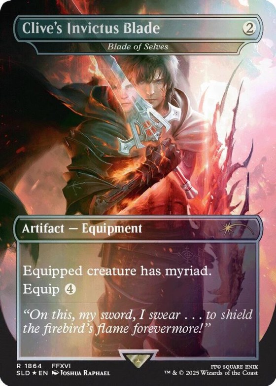 Clive's Invictus Blade - Blade of Selves - Rainbow Foil