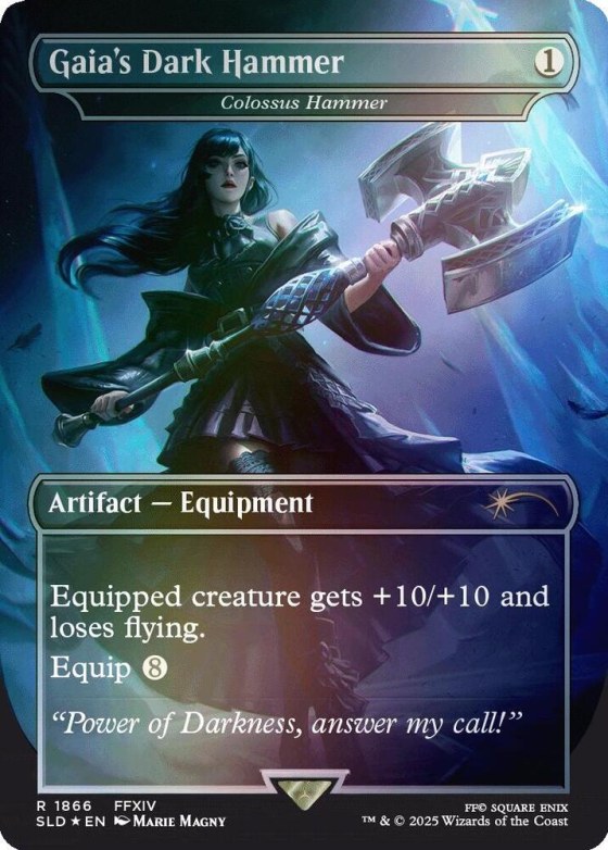 Gaia's Dark Hammer - Colossus Hammer - Rainbow Foil