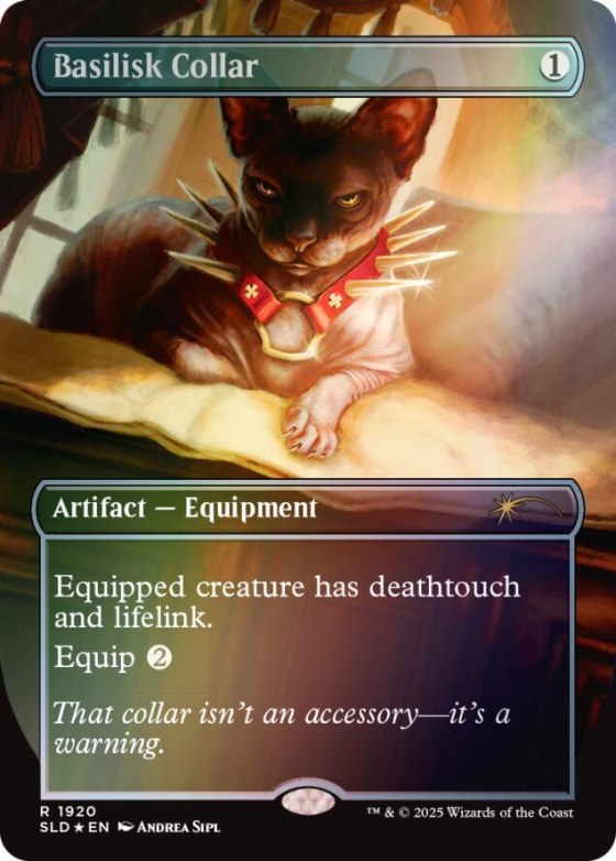 Basilisk Collar - Rainbow Foil