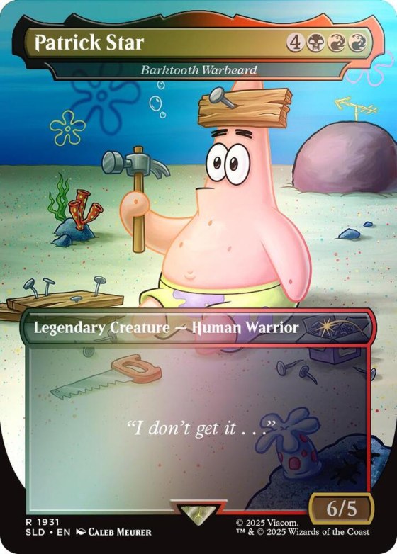 Patrick Star - Barktooth Warbeard - Rainbow Foil
