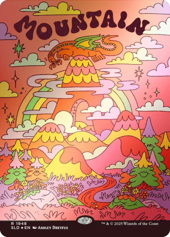 Mountain - Rainbow Foil