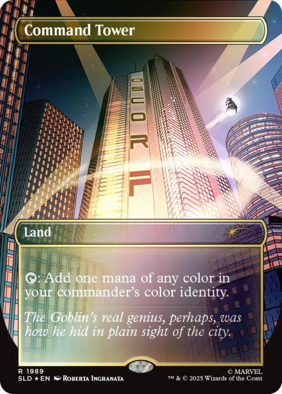 Command Tower - Rainbow Foil