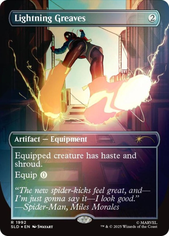 Lightning Greaves - Rainbow Foil