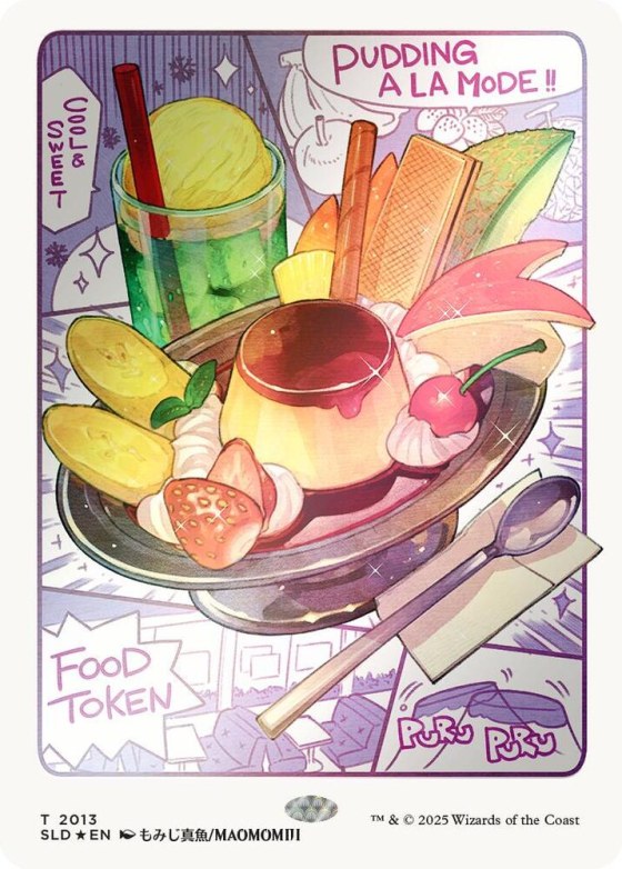 Food Token - Rainbow Foil