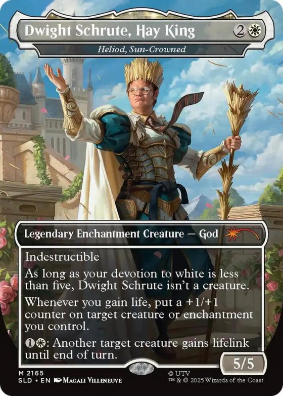 Dwight Schrute, Hay King - Heliod, Sun-Crowned - Foil