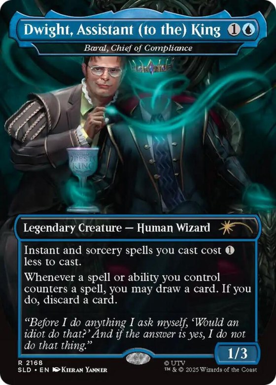 Dwight, Assistant (to the) King - Baral, Chief of Compliance - Foil