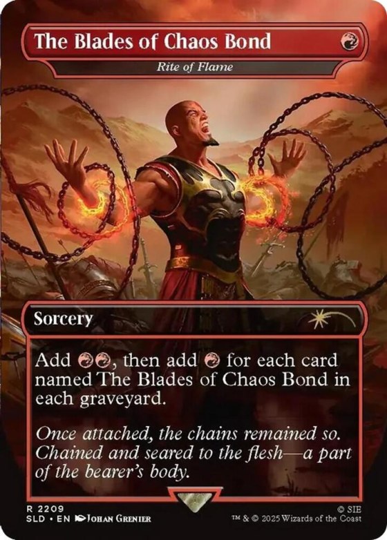The Blades of Chaos Bond - Rite of Flame - Foil