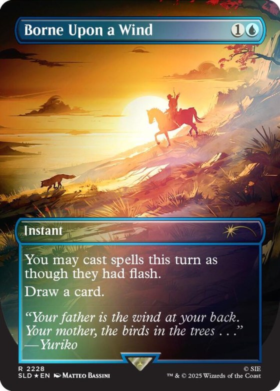 Borne Upon a Wind - Rainbow Foil