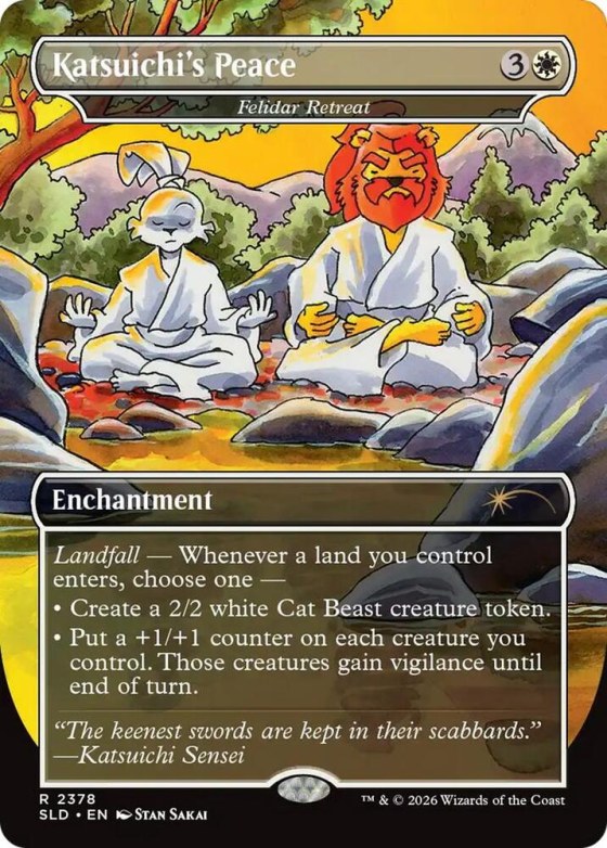Katsuichi's Peace - Felidar Retreat - Foil