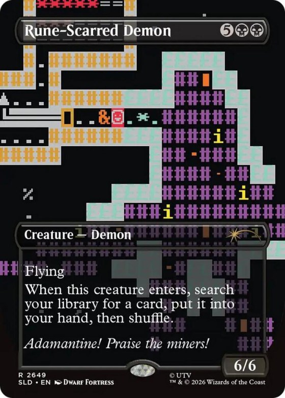 Rune-Scarred Demon - Foil