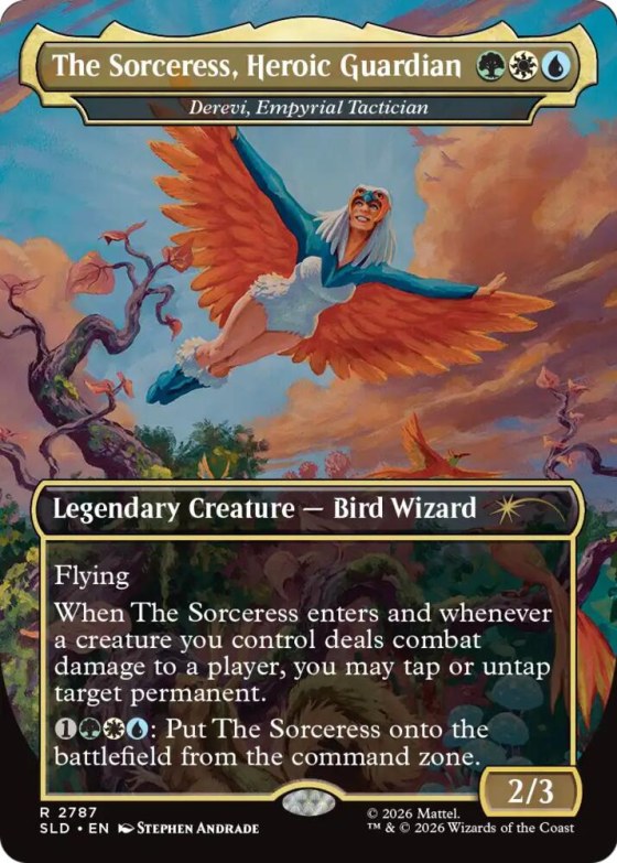 The Sorceress, Heroic Guardian - Derevi, Empyrial Tactician - Foil