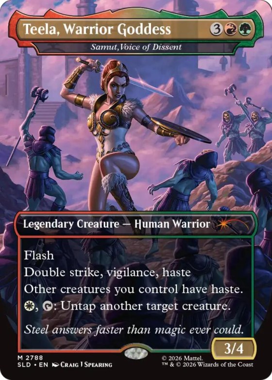 Teela, Warrior Goddess - Samut, Voice of Dissent - Foil
