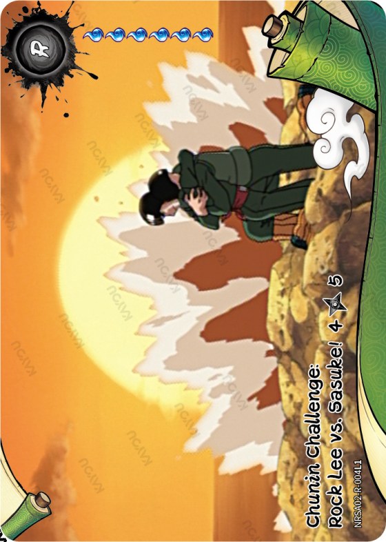 Chunin Challenge: Rock Lee vs Sasuke! (4/5)